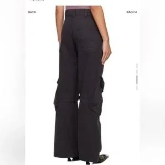 NWOT Acne Studios Grey Cargo Pants Size S US4 - Picture 3 of 6